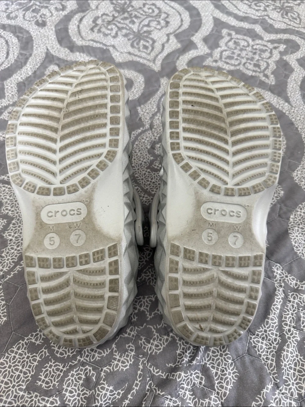 Metallic Silver Crocs - Picture 2 of 2